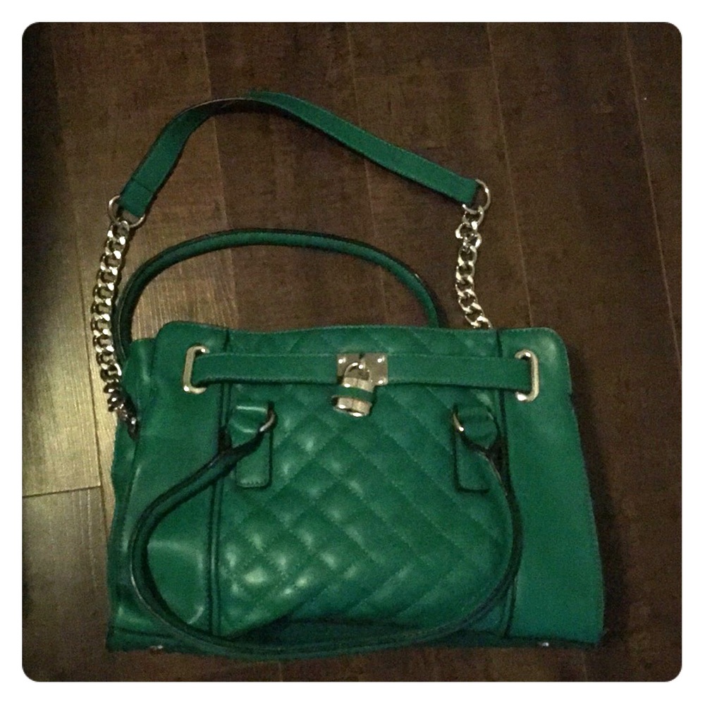 Green Lockbox Purse